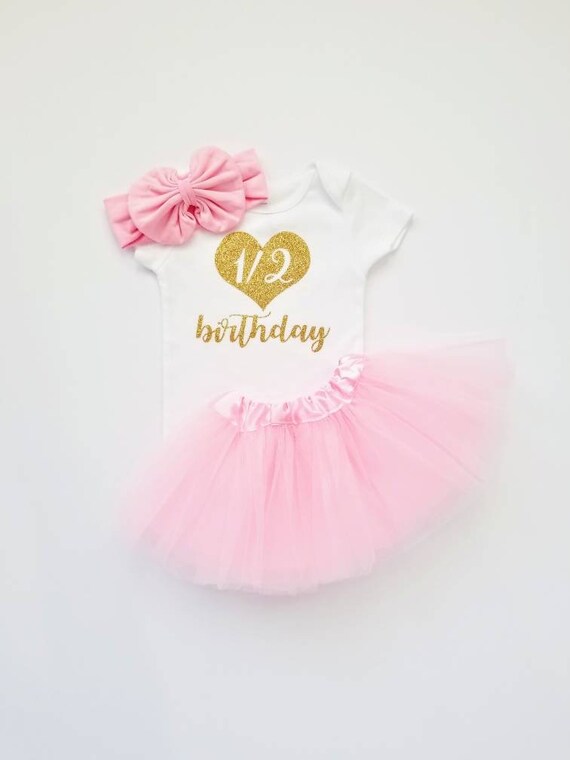 6 month birthday outfit girl