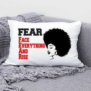 FEAR - Face Everything And Rise - SVG, Fear File, Inspirational Svg File, Motivational Svg File, Faith Svg File, T-shirt Svg, Cricut Svg