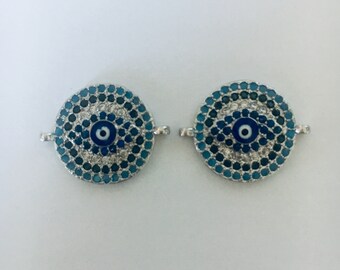3x Nazat boncuk perlas ojo turco Evil Eye alfiler Bebek Mevlüt nacimiento