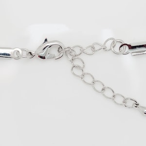 4 pcs Stainless Steel Lobster Clasps 10mm with Cord End and Extender Chain 50mm. DIY Findings