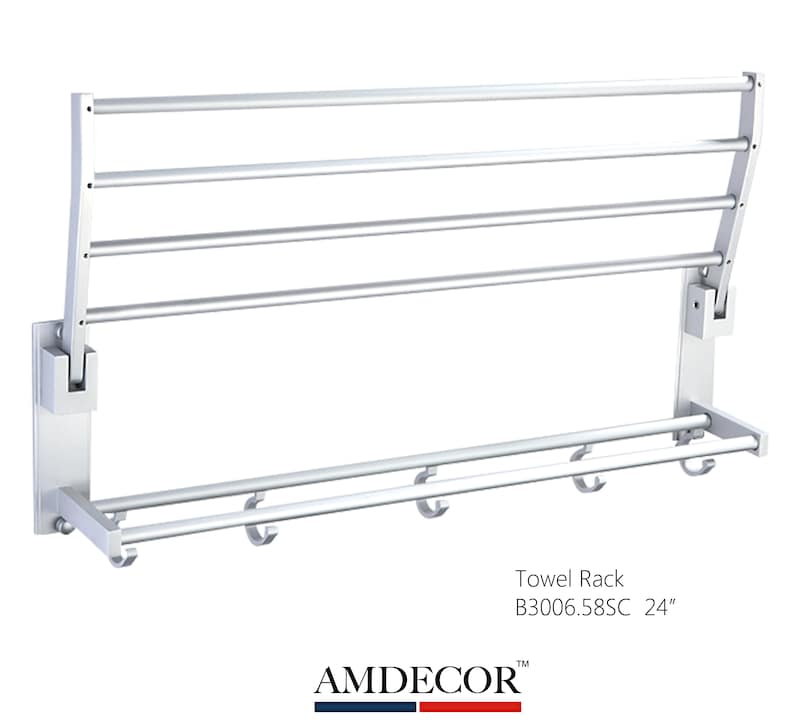 AMDECOR Bath Storage Shelf Kitchen Storage Organizer Modern Bath Accessories Set Bathroom Hardware Kitchen Hardware Bath Organizer