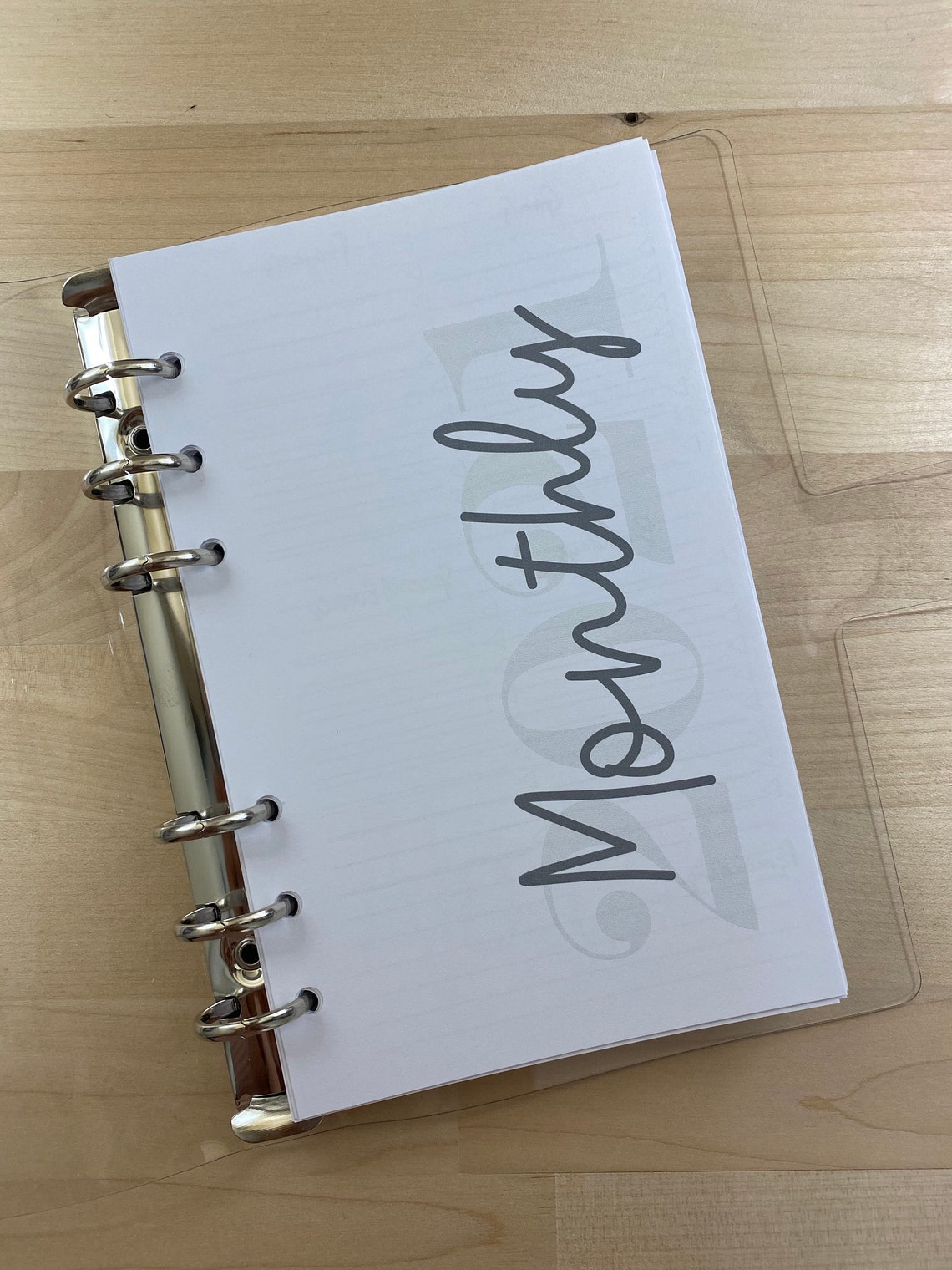 Franklin Covey Compact Rings Insert 2021 Monthly Undated Etsy