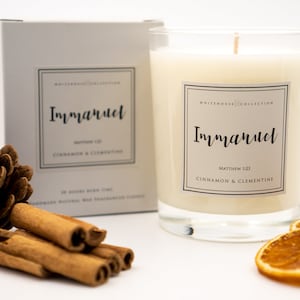 Immanuel Kaars Cadeau - Sojawas - Kaneel & Clementine