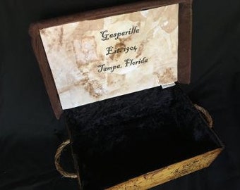 Keepsake / Bead Box / Art / Pirate - Tampa Gasparilla - Large Box