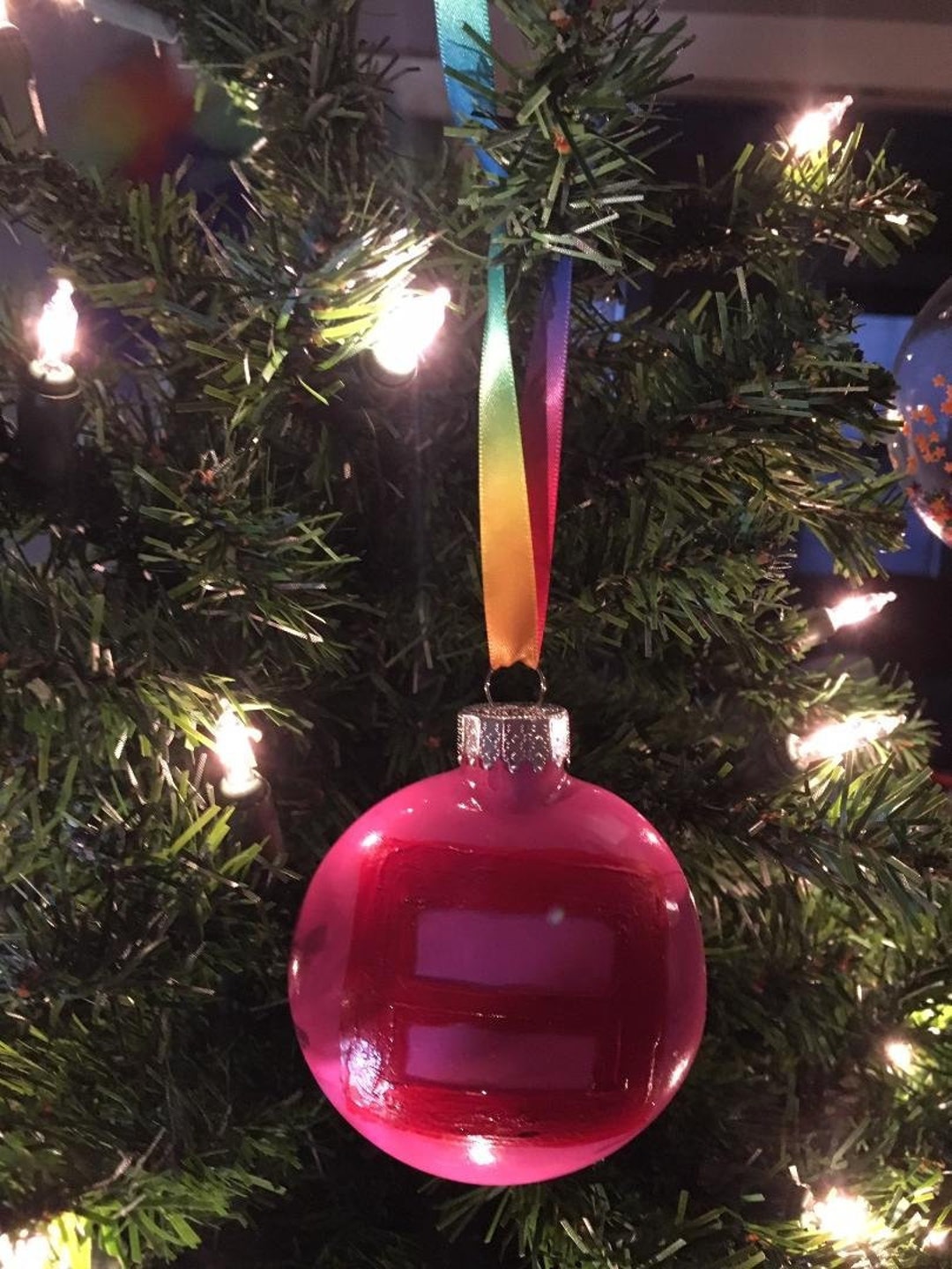 Christmas Tree Ornaments Glass Pride Shop LGBTQ Gay Lesbian Trans