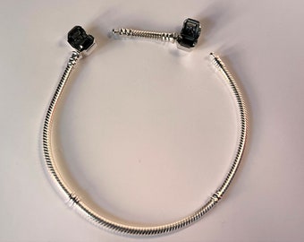 Bracelet Extender, 3 SIZES, Add Length to Any Pandora or European Style  Snake Chain With Barrel Closure, for Large Wrist or Many Charms 