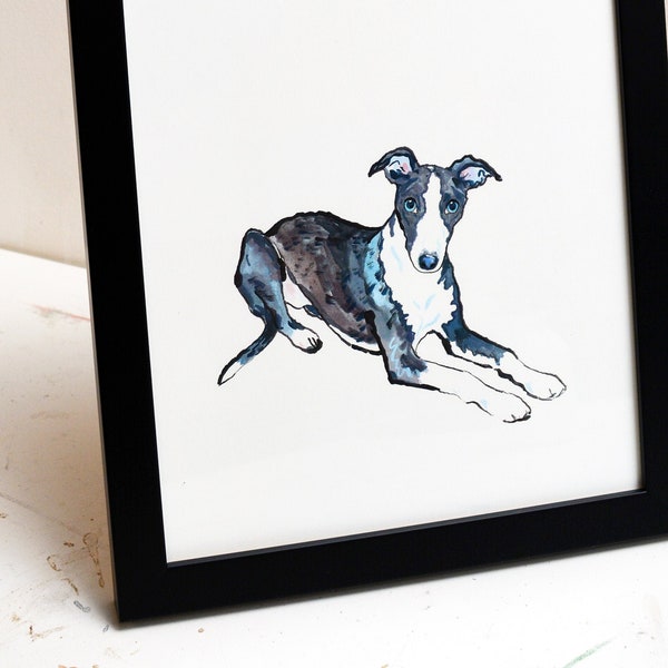 Whippet Hundebesitzer Geschenk – Make-up-Tasche Mit Hunde-Motiv, 23,4x17,3 Cm