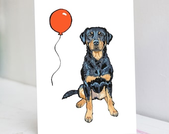 Personalised Rottweiler Card