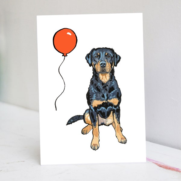 Personalised Rottweiler Card