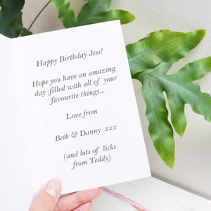 Tuxedo Cat Birthday Card | Black and White Cat Card image 4