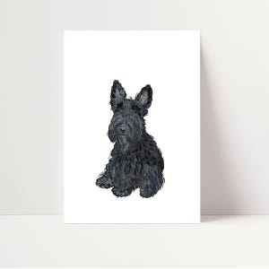 Scottie Dog Print | Scottish Terrier Wall Art