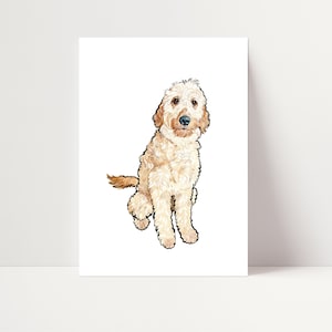 Impression Labradoodle | Art mural Labradoodle