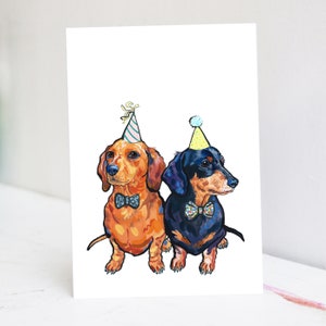 Personalised Dachshund Card