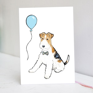 Carte personnalisée Fox Terrier