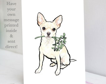 Chihuahua Christmas Card