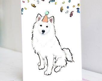 Personalised Samoyed Card
