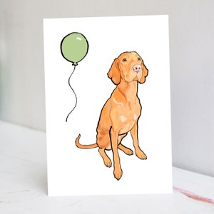 Carte Vizsla personnalisée