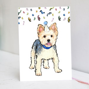 Personalised Yorkshire Terrier Card