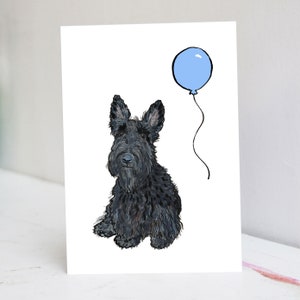 Biglietto d'auguri personalizzato Scottish Terrier