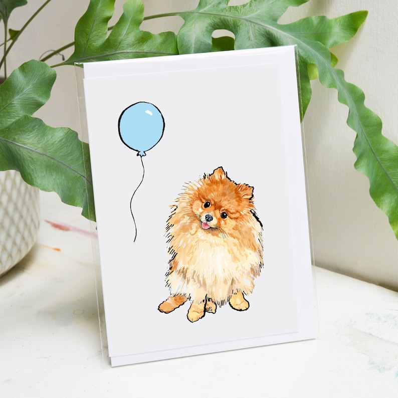 Personalised Pomeranian Card image 1