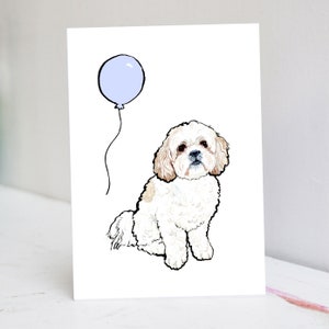 Cartão Shih Tzu personalizado