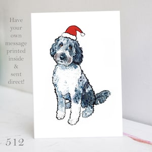 Cartão de Natal Aussiedoodle