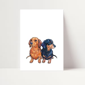 Dachshund Print | Dachshund Wall Art