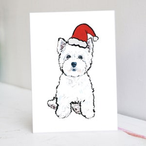 Biglietto di Natale Westie