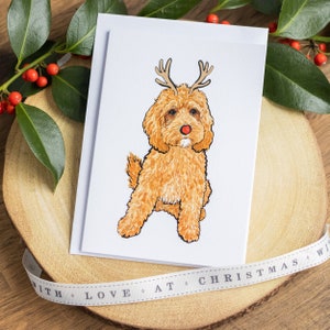 Ruby Cavapoo Weihnachtskarte Bild 2