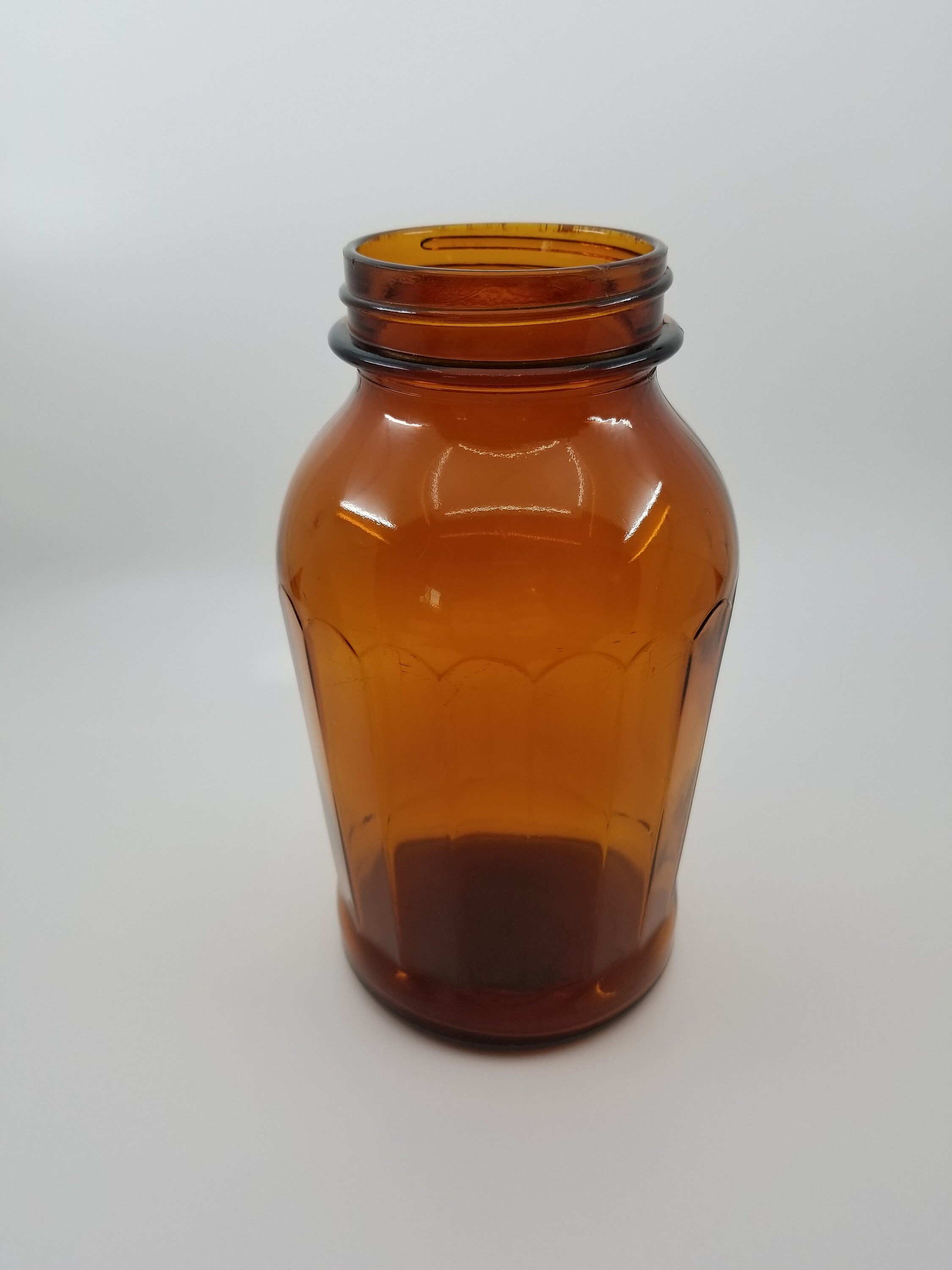 Vintage Amber Canning Jars Etsy