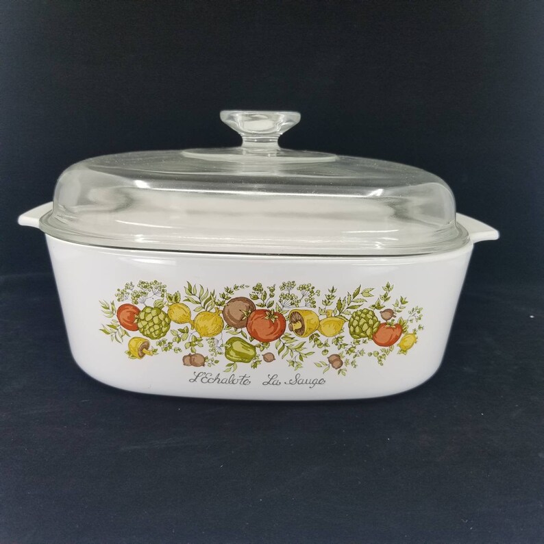 CORNING WARE Spice of Life 4 Quart Covered Casserole 4 Qt Etsy
