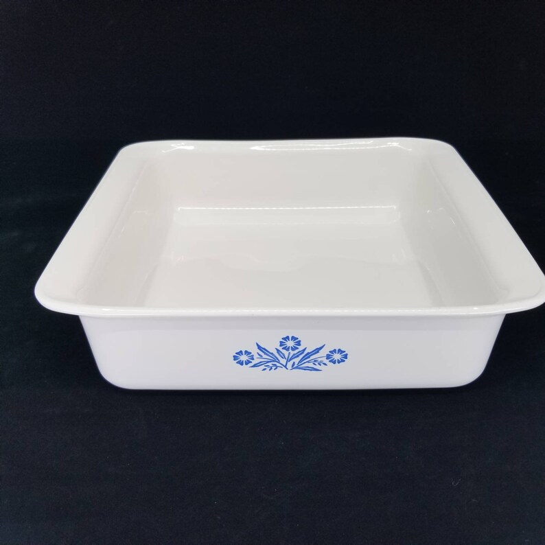 CORNING WARE Blue Cornflower Baking Pan P 322 8x8 Square Etsy CORNING WARE Blue Cornflower Baking Pan P 322 8x8 Square Etsy