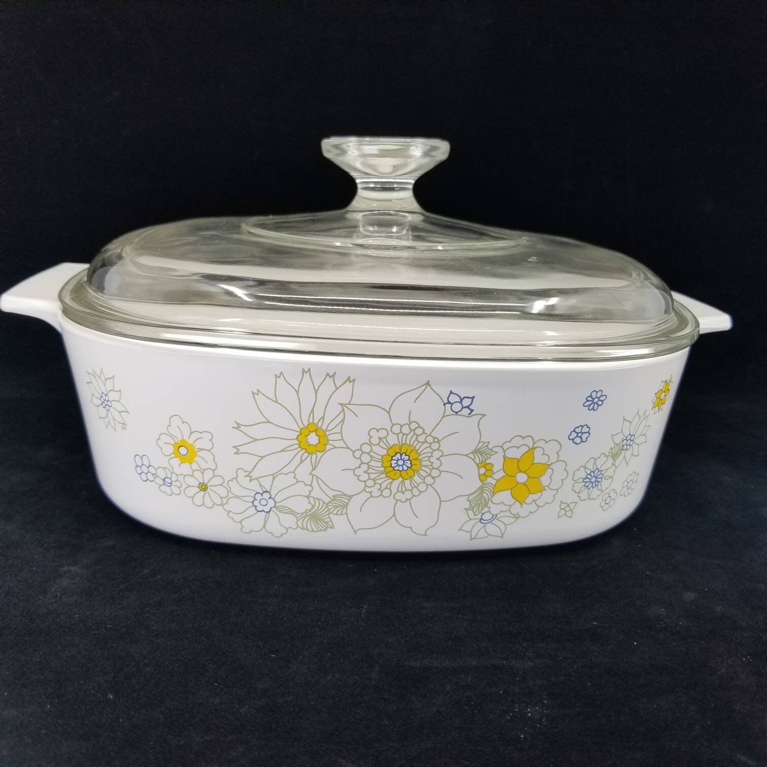 CORNING WARE Floral Bouquet 2 Quart Covered Saucepan A-2-B | Etsy