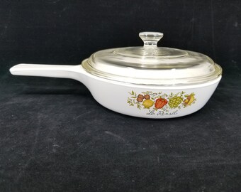 CorningWare Corning Ware Spice of Life 6.5 in Skillet with Lid P-83-B 