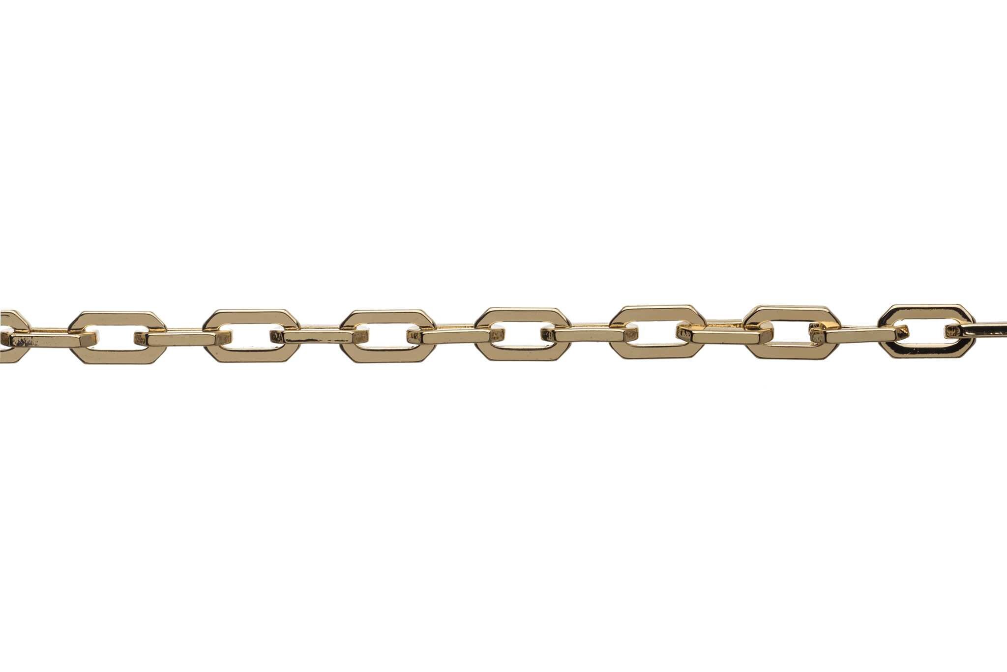 6mm X 10mm Angular Cable Chain Sold by the Foot Available in Multiple ...