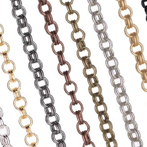 1.7mm Double Rolo Chain Available in Multiple Colors and Sold by the Foot.