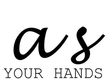 Wash Your Hands Digital Decal File