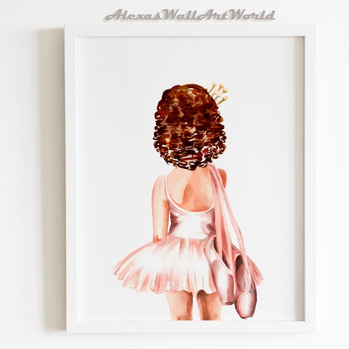Girls Room Wall Art Print Girl Fashion Princess Poster Etsy