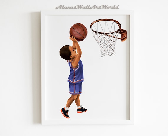 Applique murale chambre basketball