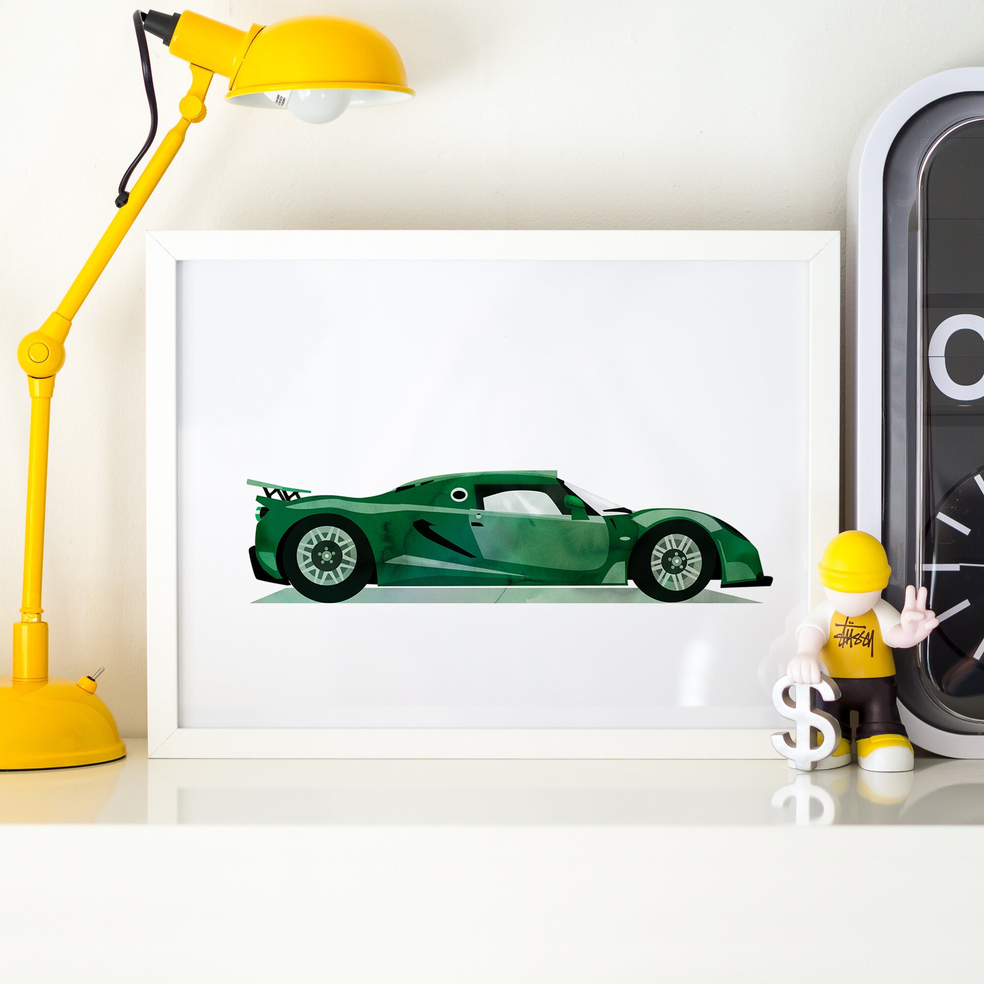 Sports Car Print Race Car Wall Art Nursery Decor Toddler Etsy