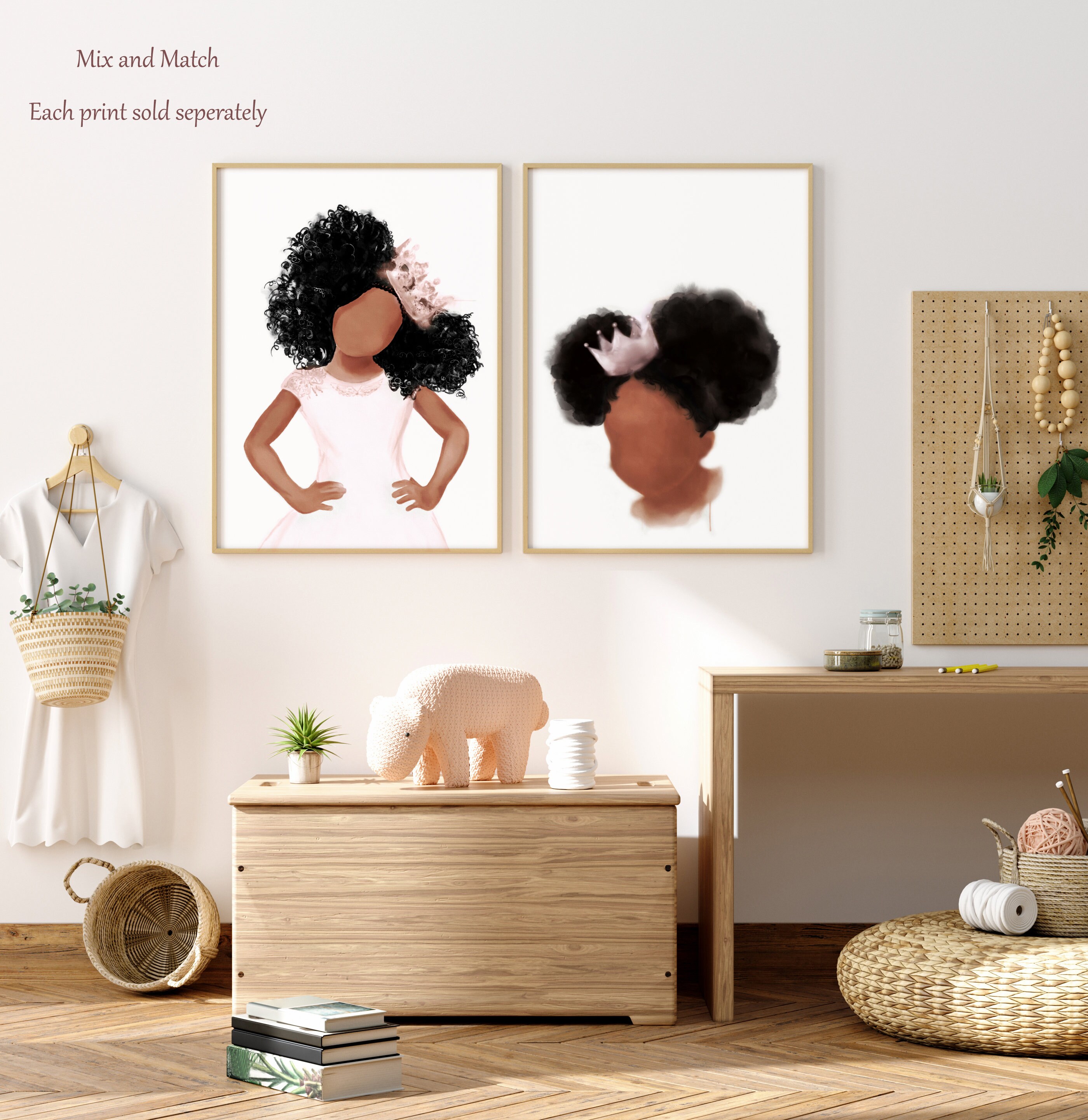 Black Girl Magic Young Queen Art Print Teen Girl Room Art Etsy UK