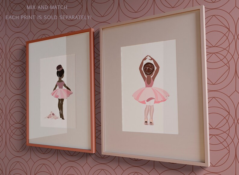 African American Wall Art Wall Art for Girls Black Ballerina Etsy
