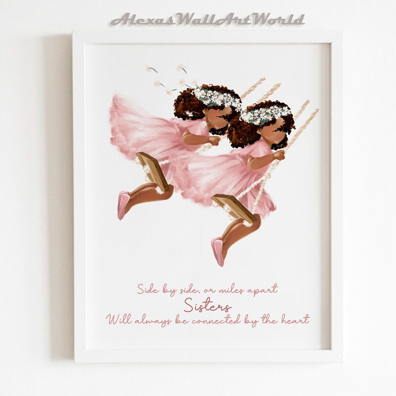 Sisters Wall Art - Etsy