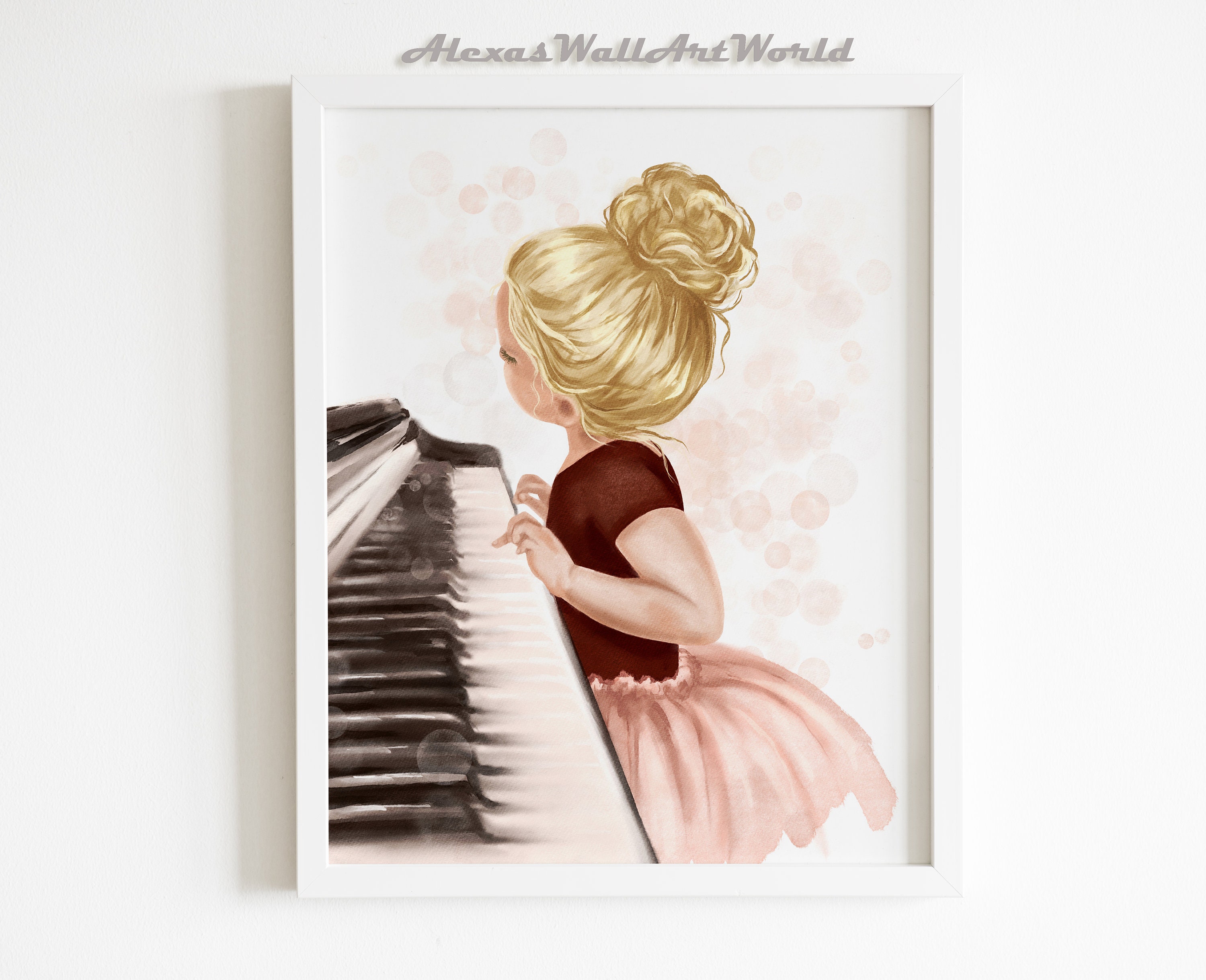 Coiffeuse Princesse pour Fille avec Piano