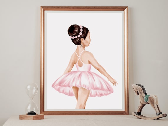 Girls Room Poster, Ballet Wall Art, Ballet Dancer, Girls Wall Art