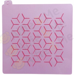 Cubes Schablone - für Kekse, Kuchen, Kunstprojekte