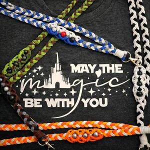 Star Galactic Force Character Macrame Lanyard, Phone Tether, Magic Band Keychain