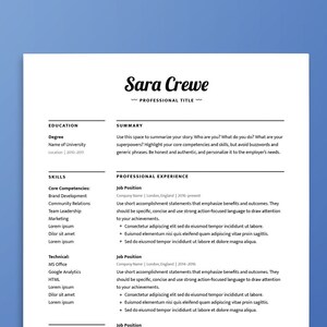 Creative Resume Template  | CV + Cover Letter + References Template | Resume Writing & Design Guide |  Mac Pages