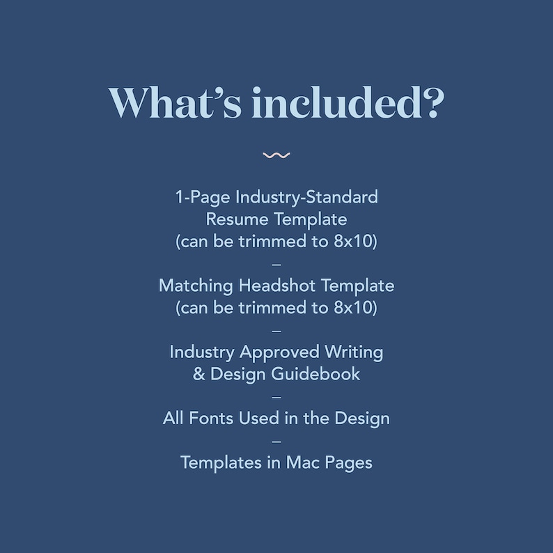 Mac Pages Resume /& Headshot Template for Actors Theater CV Audition Materials Dancers Theater Industry Guide Singers