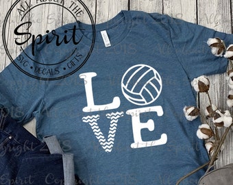 Volleyball Love T-shirt - Volleyball mom tshirt - Volleyball Tshirt - Mom Spirit shirt - Sports shirt - Volleyball Spirit Shirt - Mom gift